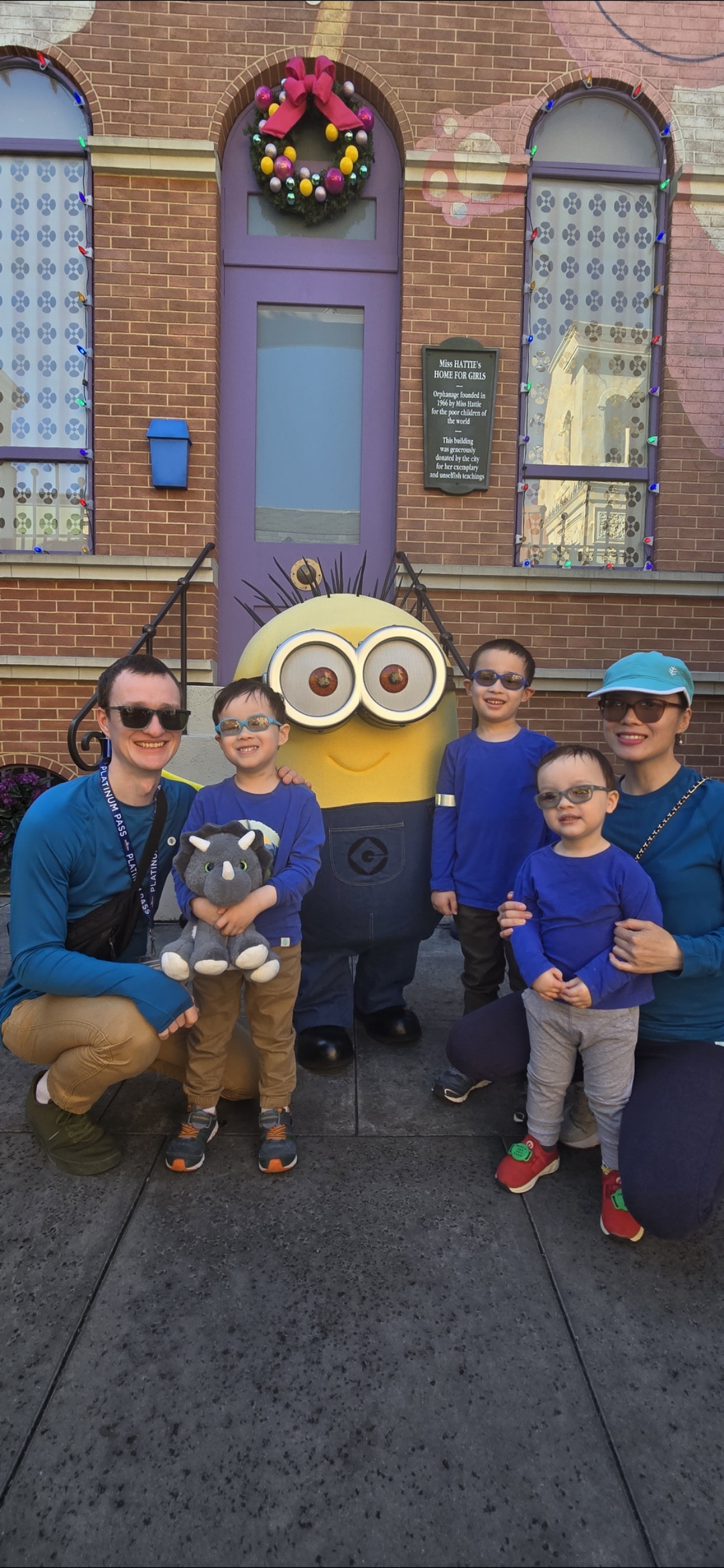 The Chudoly founder with his family on an outing